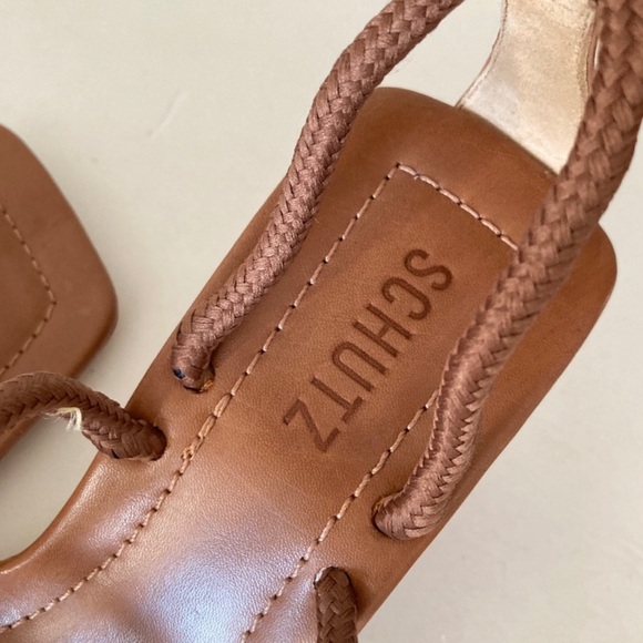 Schutz Anthropologe Angieh Brown Rope
Strappy Heels Size 8 - Picture 5 of 8